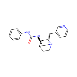 O=C(Nc1ccccc1)N[C@@H]1C2CCN(CC2)[C@H]1Cc1cccnc1 ZINC000038278483