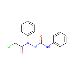 O=C(Nc1ccccc1)NN(C(=O)CCl)c1ccccc1 ZINC000004204327