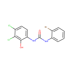 O=C(Nc1ccccc1Br)Nc1ccc(Cl)c(Cl)c1O ZINC000028377087