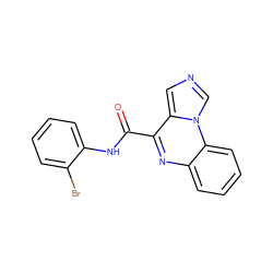 O=C(Nc1ccccc1Br)c1nc2ccccc2n2cncc12 ZINC000029133943