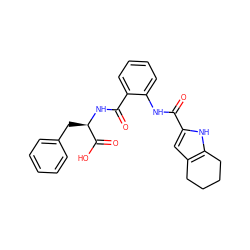 O=C(Nc1ccccc1C(=O)N[C@H](Cc1ccccc1)C(=O)O)c1cc2c([nH]1)CCCC2 ZINC000013589874