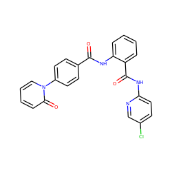 O=C(Nc1ccccc1C(=O)Nc1ccc(Cl)cn1)c1ccc(-n2ccccc2=O)cc1 ZINC000029047127