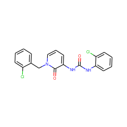 O=C(Nc1ccccc1Cl)Nc1cccn(Cc2ccccc2Cl)c1=O ZINC000064527495