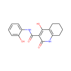 O=C(Nc1ccccc1O)c1c(O)c2c([nH]c1=O)CCCC2 ZINC000018063351