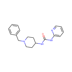 O=C(Nc1ccccn1)NC1CCN(Cc2ccccc2)CC1 ZINC000013799189