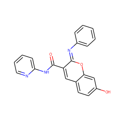 O=C(Nc1ccccn1)c1cc2ccc(O)cc2o/c1=N\c1ccccc1 ZINC000067293182