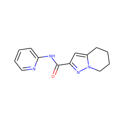 O=C(Nc1ccccn1)c1cc2n(n1)CCCC2 ZINC000096911209