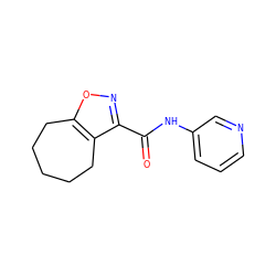 O=C(Nc1cccnc1)c1noc2c1CCCCC2 ZINC000000426580