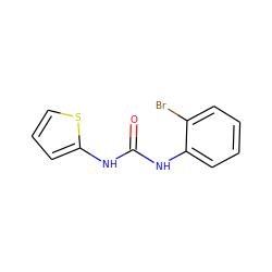 O=C(Nc1cccs1)Nc1ccccc1Br ZINC000005135499