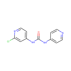 O=C(Nc1ccncc1)Nc1ccnc(Cl)c1 ZINC001615216700