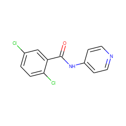 O=C(Nc1ccncc1)c1cc(Cl)ccc1Cl ZINC000000434561