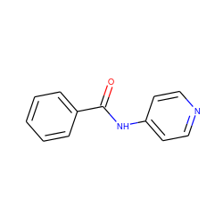 O=C(Nc1ccncc1)c1ccccc1 ZINC000000162435