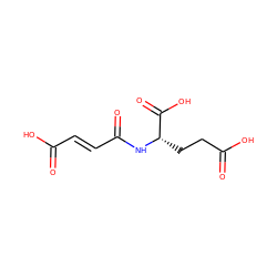 O=C(O)/C=C/C(=O)N[C@@H](CCC(=O)O)C(=O)O ZINC000013537061