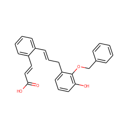 O=C(O)/C=C/c1ccccc1/C=C/Cc1cccc(O)c1OCc1ccccc1 ZINC000028333545