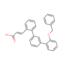 O=C(O)/C=C/c1ccccc1-c1cccc(-c2ccccc2OCc2ccccc2)c1 ZINC000013554025