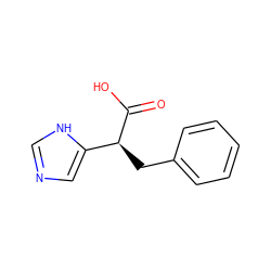 O=C(O)[C@@H](Cc1ccccc1)c1cnc[nH]1 ZINC000013529878