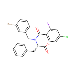 O=C(O)[C@H](Cc1ccccc1)N(Cc1cccc(Br)c1)C(=O)c1ccc(Cl)cc1I ZINC000027079231