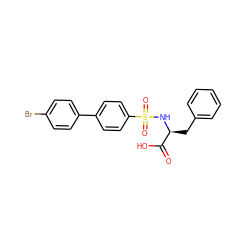 O=C(O)[C@H](Cc1ccccc1)NS(=O)(=O)c1ccc(-c2ccc(Br)cc2)cc1 ZINC000013803849