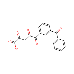 O=C(O)C(=O)CC(=O)C(=O)c1cccc(C(=O)c2ccccc2)c1 ZINC000101876453