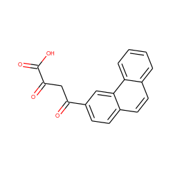 O=C(O)C(=O)CC(=O)c1ccc2ccc3ccccc3c2c1 ZINC000028645808