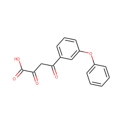 O=C(O)C(=O)CC(=O)c1cccc(Oc2ccccc2)c1 ZINC000028456588