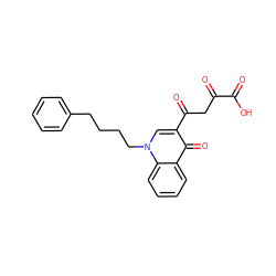 O=C(O)C(=O)CC(=O)c1cn(CCCCc2ccccc2)c2ccccc2c1=O ZINC000473122477