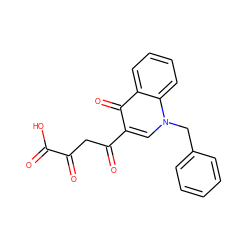 O=C(O)C(=O)CC(=O)c1cn(Cc2ccccc2)c2ccccc2c1=O ZINC000473170685