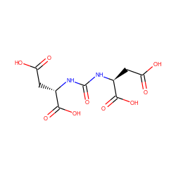 O=C(O)C[C@H](NC(=O)N[C@@H](CC(=O)O)C(=O)O)C(=O)O ZINC000013861539