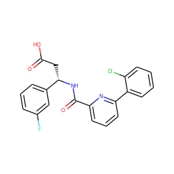 O=C(O)C[C@H](NC(=O)c1cccc(-c2ccccc2Cl)n1)c1cccc(F)c1 ZINC000261124164