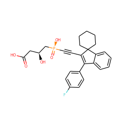 O=C(O)C[C@H](O)C[P@](=O)(O)C#CC1=C(c2ccc(F)cc2)c2ccccc2C12CCCCC2 ZINC000026748295