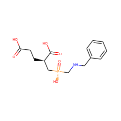 O=C(O)CC[C@H](C[P@](=O)(O)CNCc1ccccc1)C(=O)O ZINC000002022558