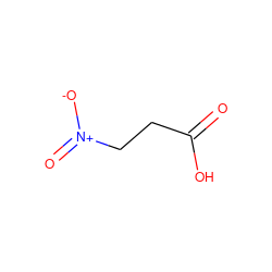 O=C(O)CC[N+](=O)[O-] ZINC000000895862