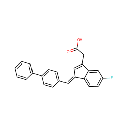 O=C(O)CC1=C/C(=C\c2ccc(-c3ccccc3)cc2)c2ccc(F)cc21 ZINC000040849027