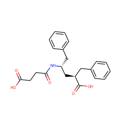 O=C(O)CCC(=O)N[C@H](Cc1ccccc1)C[C@@H](Cc1ccccc1)C(=O)O ZINC000013741349