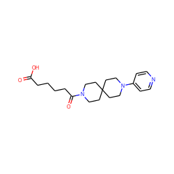 O=C(O)CCCCC(=O)N1CCC2(CC1)CCN(c1ccncc1)CC2 ZINC000028756270