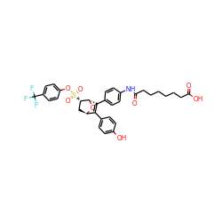 O=C(O)CCCCCCC(=O)Nc1ccc(C2=C(c3ccc(O)cc3)[C@H]3C[C@H](S(=O)(=O)Oc4ccc(C(F)(F)F)cc4)[C@H]2O3)cc1 ZINC000473088714