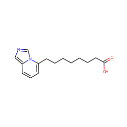 O=C(O)CCCCCCCc1cccc2cncn12 ZINC000029461873