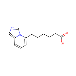 O=C(O)CCCCCc1cccc2cncn12 ZINC000002021333