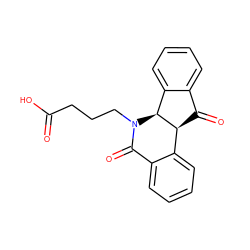 O=C(O)CCCN1C(=O)c2ccccc2[C@@H]2C(=O)c3ccccc3[C@@H]21 ZINC000028472820