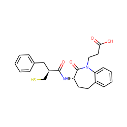 O=C(O)CCN1C(=O)[C@@H](NC(=O)[C@@H](CS)Cc2ccccc2)CCc2ccccc21 ZINC000029478538