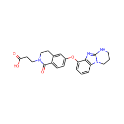 O=C(O)CCN1CCc2cc(Oc3cccc4c3nc3n4CCCN3)ccc2C1=O ZINC000040872948