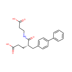 O=C(O)CCNC(=O)[C@@H](CCC(=O)O)Cc1ccc(-c2ccccc2)cc1 ZINC000013741337