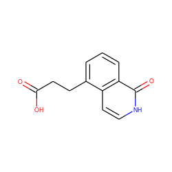 O=C(O)CCc1cccc2c(=O)[nH]ccc12 ZINC000071296739