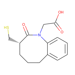 O=C(O)CN1C(=O)[C@@H](CS)CCCc2ccccc21 ZINC000005139026