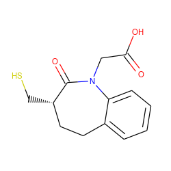 O=C(O)CN1C(=O)[C@@H](CS)CCc2ccccc21 ZINC000005139032