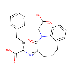 O=C(O)CN1C(=O)[C@@H](N[C@@H](CCc2ccccc2)C(=O)O)CCCc2ccccc21 ZINC000029311876