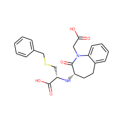 O=C(O)CN1C(=O)[C@@H](N[C@@H](CSCc2ccccc2)C(=O)O)CCc2ccccc21 ZINC000029392657