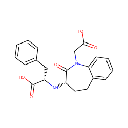 O=C(O)CN1C(=O)[C@@H](N[C@@H](Cc2ccccc2)C(=O)O)CCc2ccccc21 ZINC000029340919