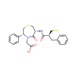 O=C(O)CN1C(=O)[C@@H](NC(=O)[C@@H](CS)Cc2ccccc2)CSC[C@H]1c1ccccc1 ZINC000026267863