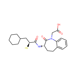 O=C(O)CN1C(=O)[C@@H](NC(=O)[C@@H](S)CC2CCCCC2)CCc2ccccc21 ZINC000029476808